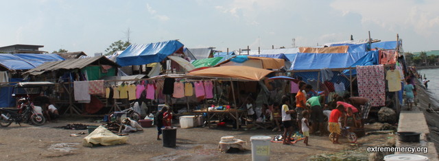 Badgao Isle Verde Fire Refugee Camp in Davao CIty